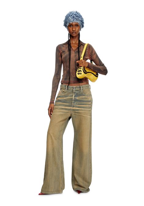 jeans relaxed 1996 d-sire donna blu medio DIESEL | A06925 09L4901